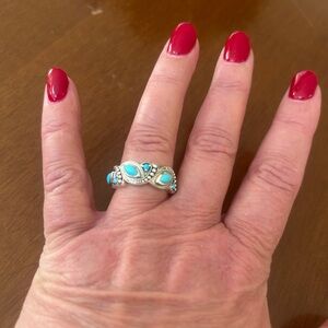 Sterling silver turquoise ring